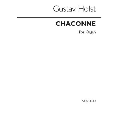 Holst, Gustav - Chaconne...