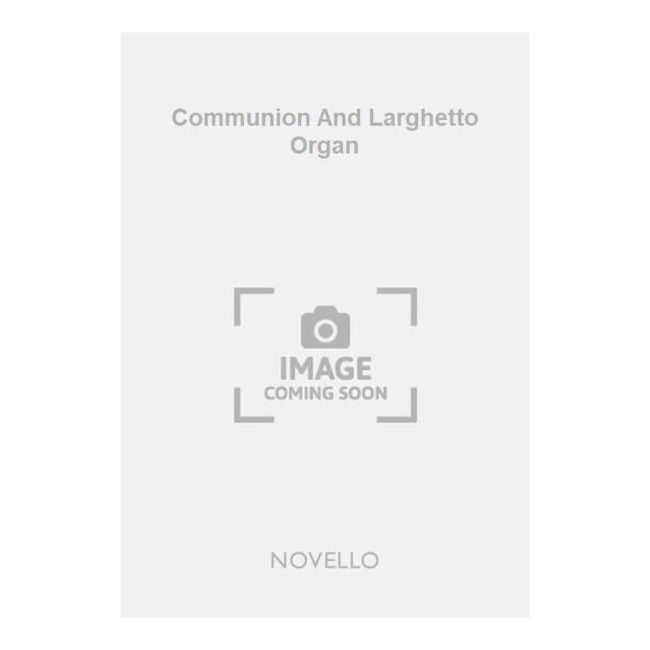 Batiste, A. Edouard - Communion And Larghetto Organ