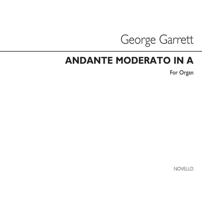 Garrett, George M. - Andante Moderato In A