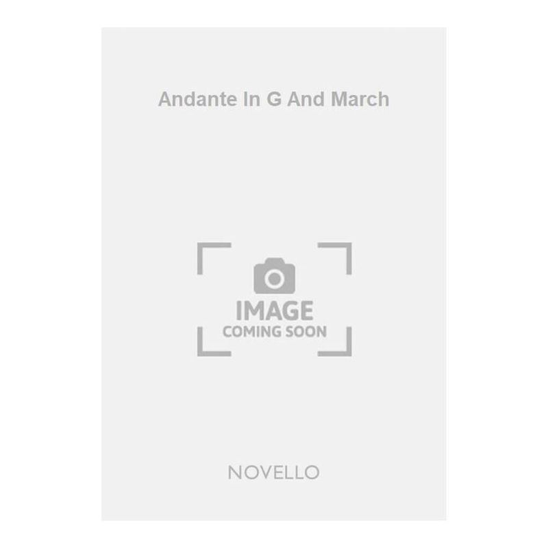 MacFarren, George Alexander - Andante In G And March