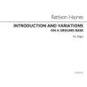 Haynes, Walter Battison - Introduction And Variations On A Ground Bass
