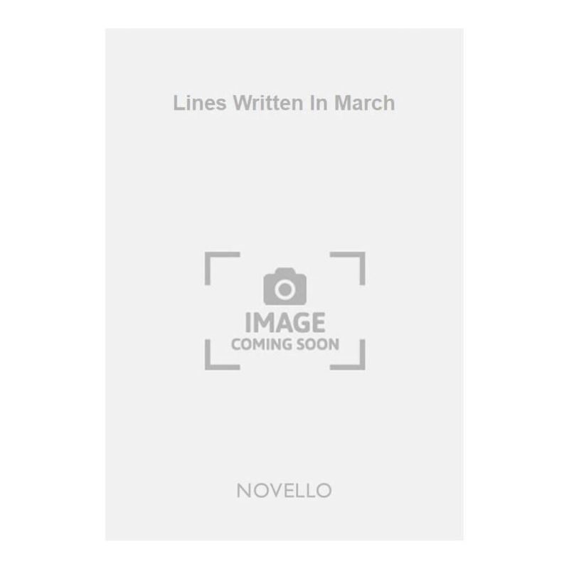 Lines Written In March