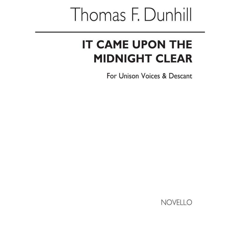 Dunhill, Thomas - It Came Upon Midnight