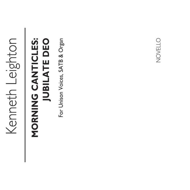Leighton, Kenneth - Jubilate Deo From Morning Canticles