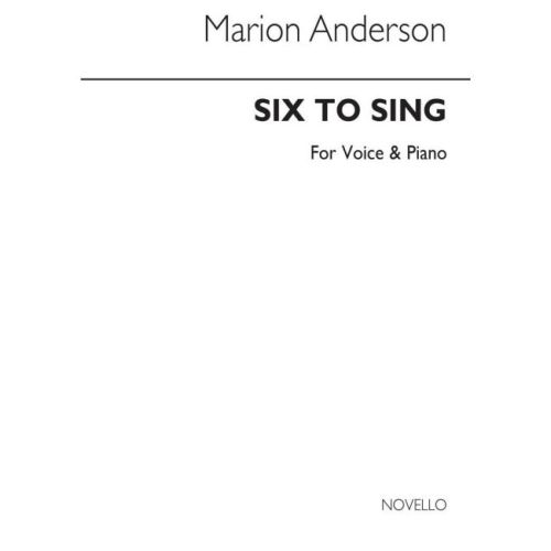 Anderson, Marion - Six...