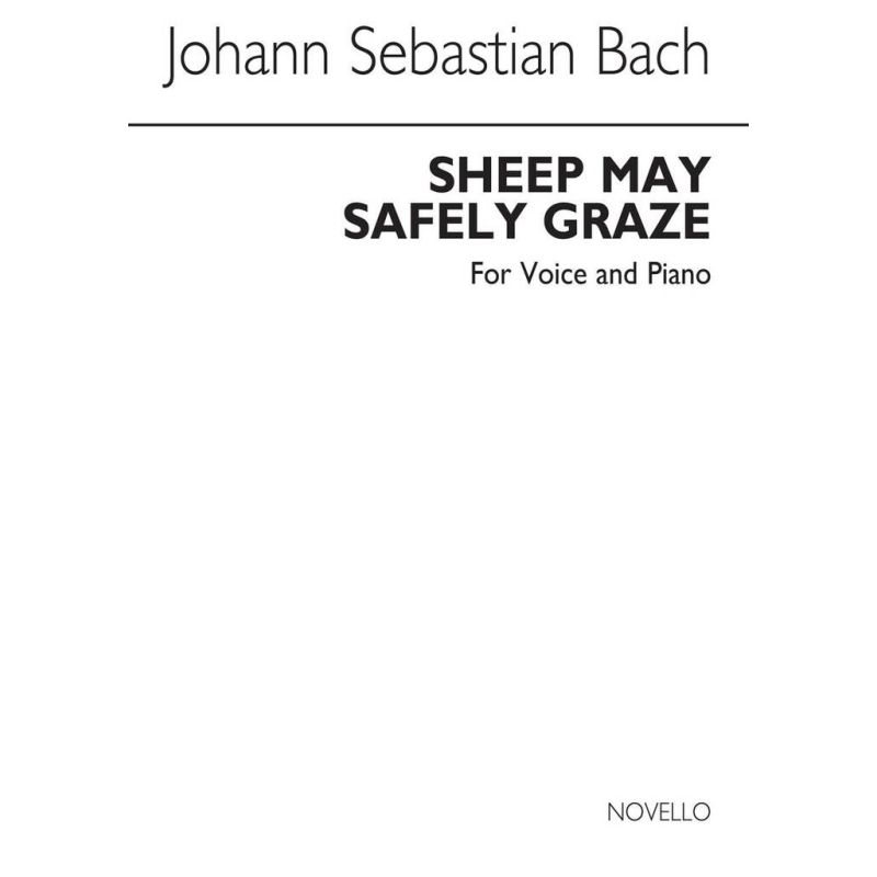 Bach, Johann Sebastian - Sheep May Safely Graze - Voice/Piano