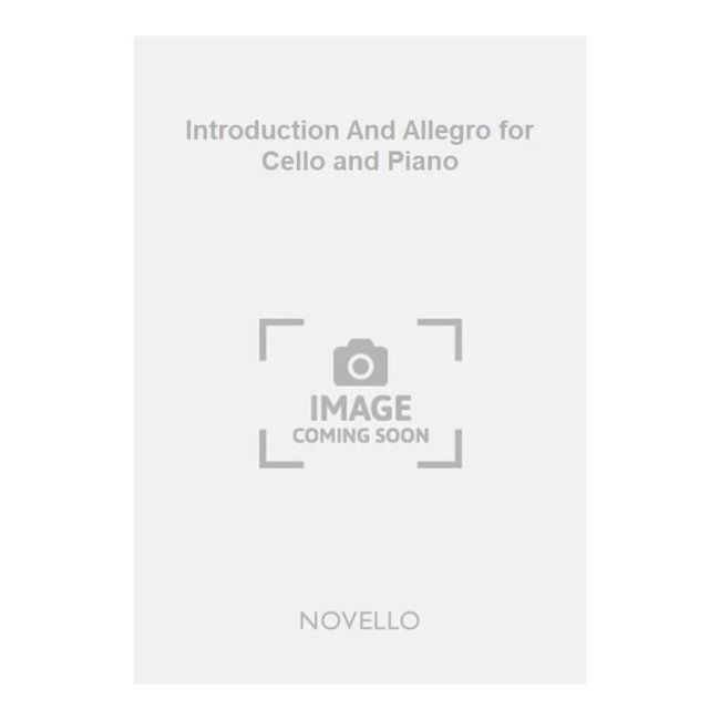 Phillips, John C. - Introduction And Allegro for Cello and Piano