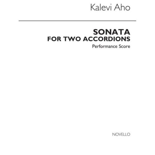 Aho, Kalevi - Sonata...