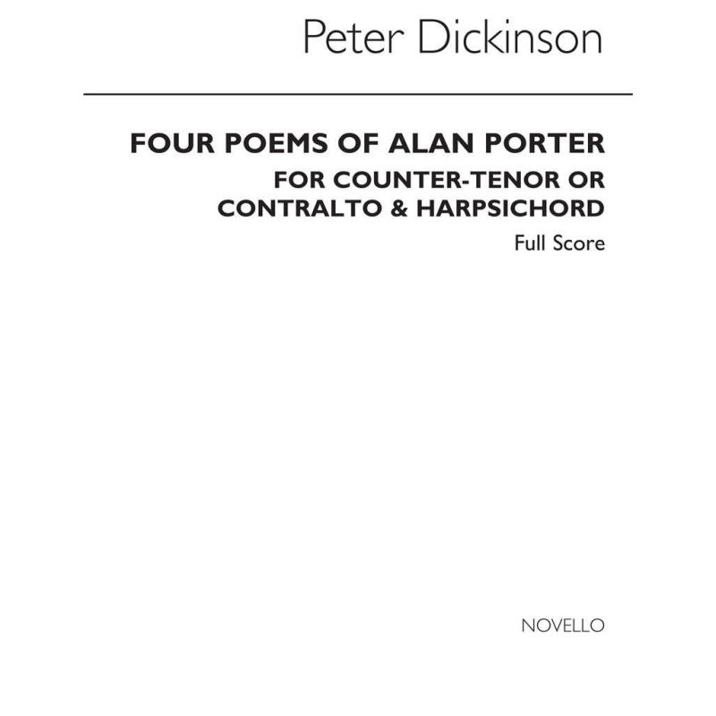 Dickinson, Peter - Four Poems Of Alan Porter