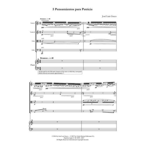 Greco, José Luis - 5 Pensamientos Para Patricia
