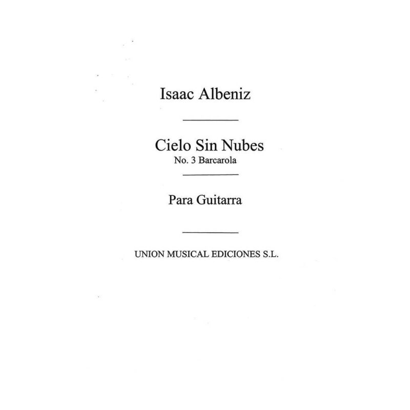 Albéniz, Isaac - Cielo sin nubes