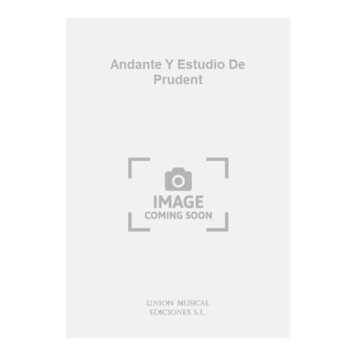 Andante Y Estudio De Prudent