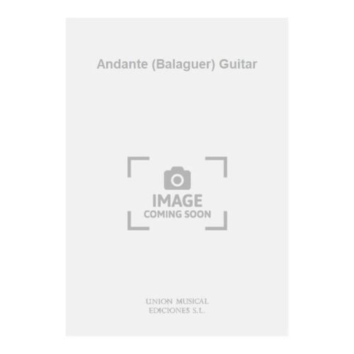 Andante (Balaguer) Guitar