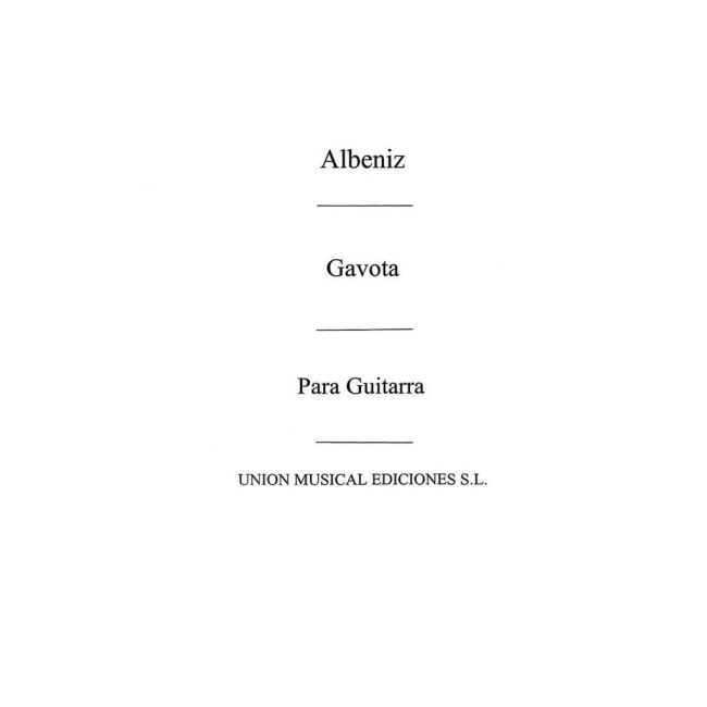 Albéniz, Isaac - Gavota