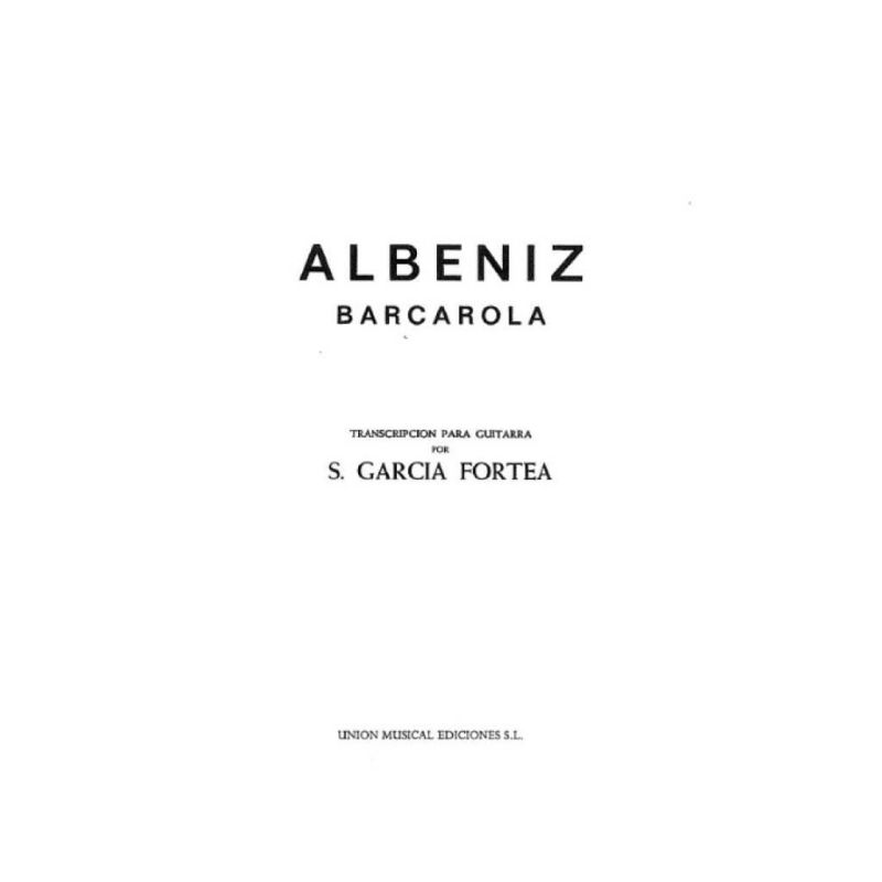 Albéniz, Isaac - Barcarola