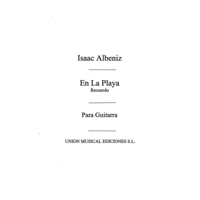 Albéniz, Isaac - En La Playa