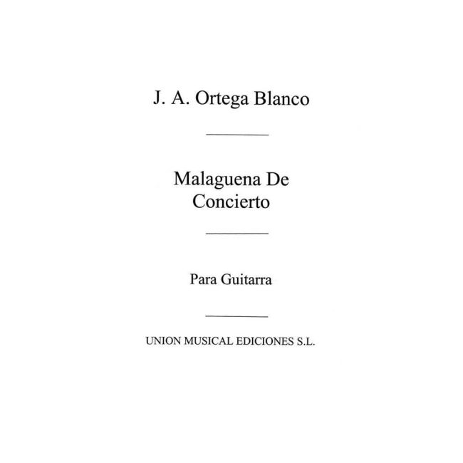 Malaguena De Concierto
