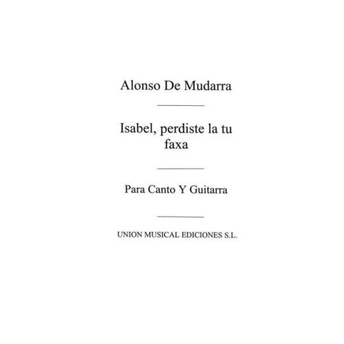 Isabel Perdiste De Tu Faxa...