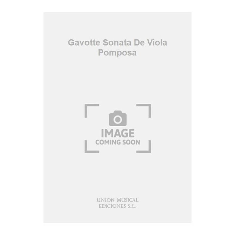 Gavotte Sonata De Viola Pomposa