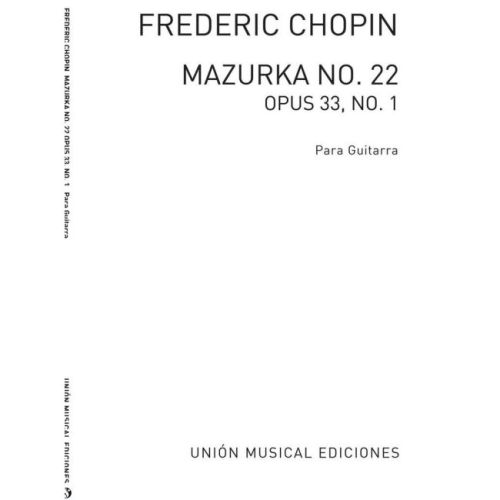 Mazurka No.22 Op.33 No.1