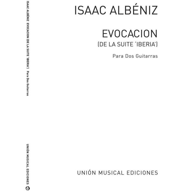 Albéniz, Isaac - Albeniz Evocacion (llobet) 2 Guitars