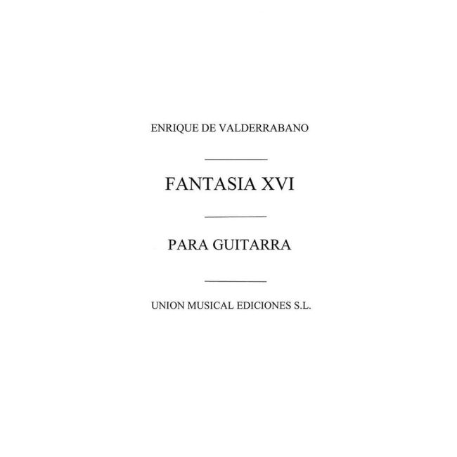 Fantasia Xvi En Re Menor D Minor