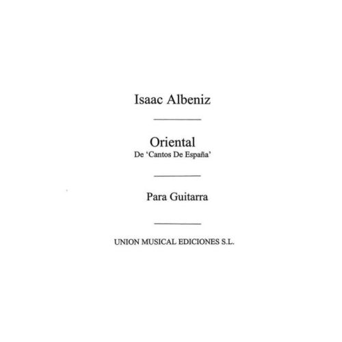 Albéniz, Isaac - Oriental...