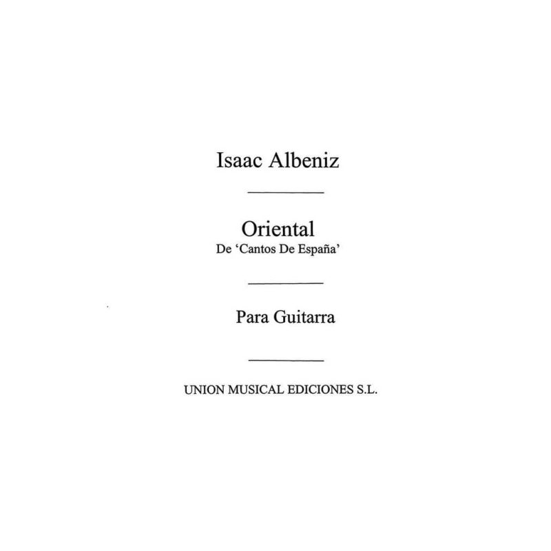 Albéniz, Isaac - Oriental From Espana