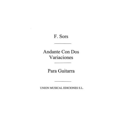 Andante Con Dos Variaciones