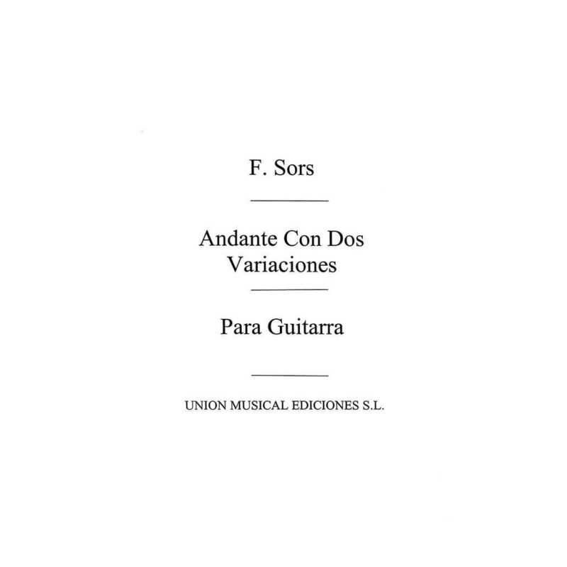 Andante Con Dos Variaciones