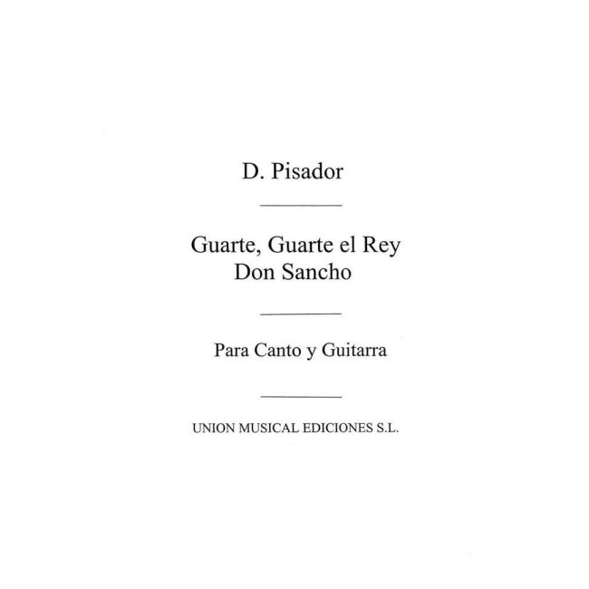 Guarte Guarte El Rey Don Sancho (Tarrago)