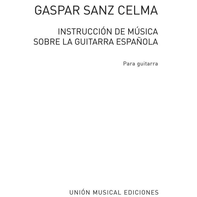 Instruccion De Musica Sobre La Guitarra Espanola