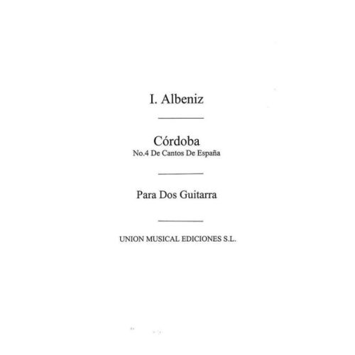Albéniz, Isaac - Cordoba No.4