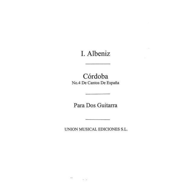 Albéniz, Isaac - Cordoba No.4