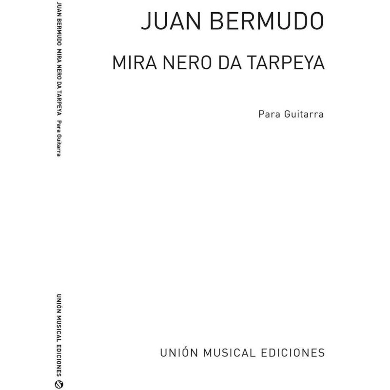 Mira Nero De Tarpeya Romance Viejo