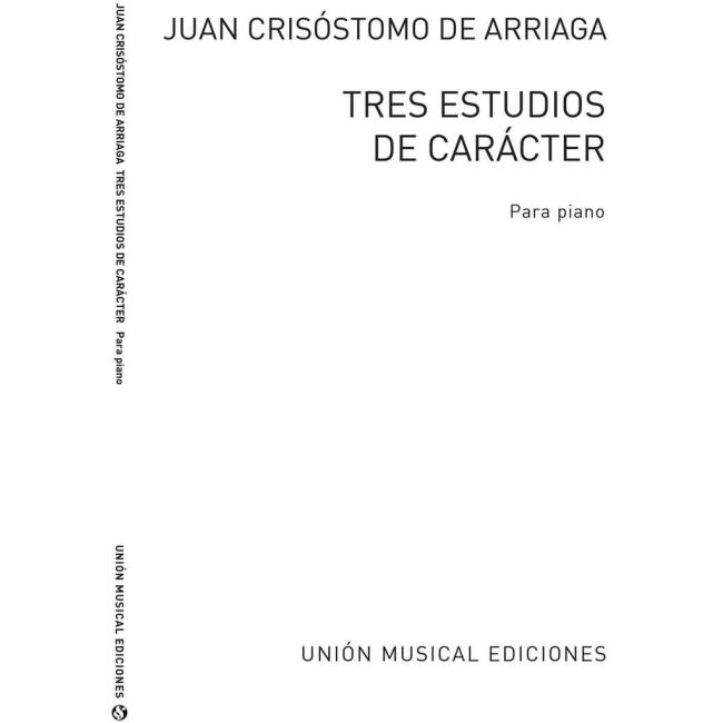 Arriaga, Juan Crisóstomo de - Tres Estudios Piano