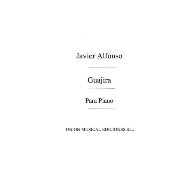 Guajira For Piano