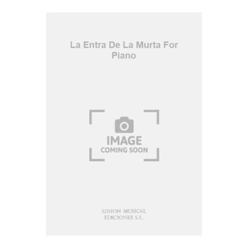La Entra De La Murta For Piano