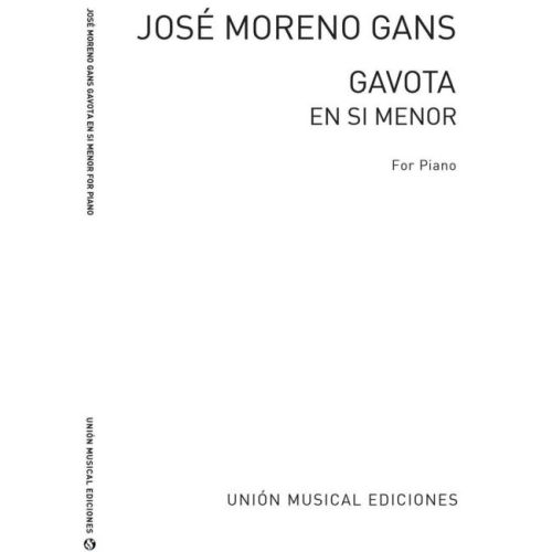 Gavota En Si Menor For Piano