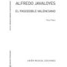 Albéniz, Isaac - Pasodoble Valenciano Piano Album