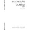 Albéniz, Isaac - L'Automne Vals Op.170 Piano