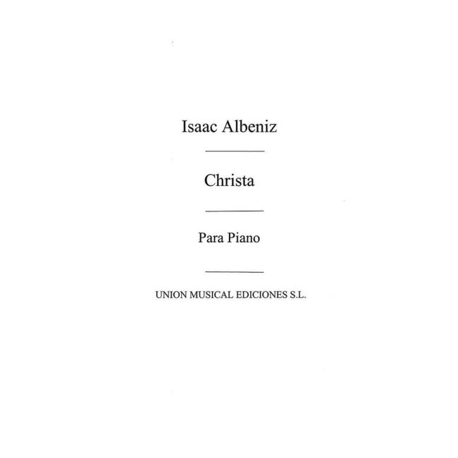Albéniz, Isaac - Christa No 5 From Mazurkas De Salon Op.66
