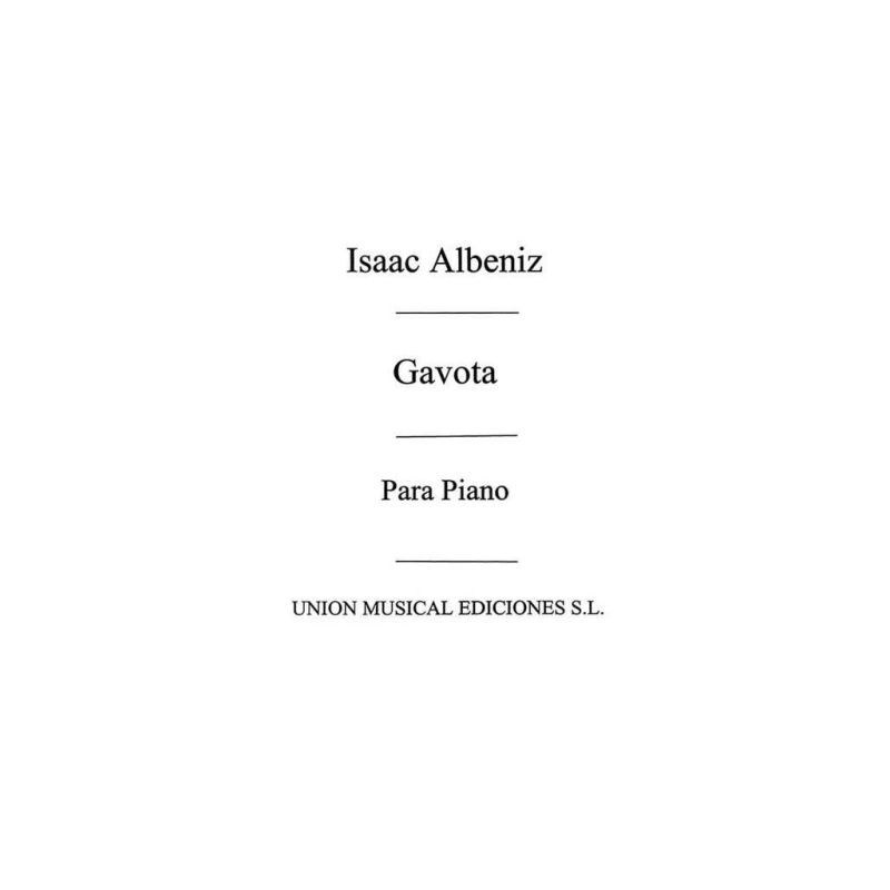 Albéniz, Isaac - Gavota No.2 From Tercera Suite Ancienne For Piano