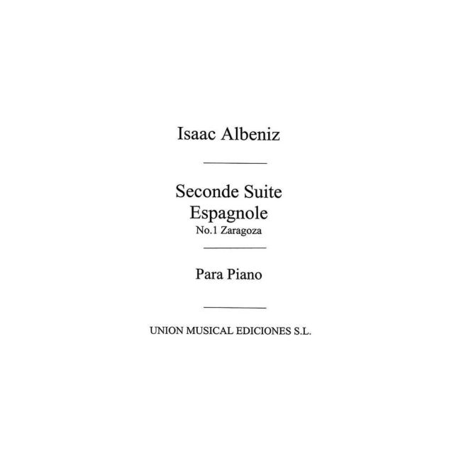 Albéniz, Isaac - Zaragoza Capricho No.1
