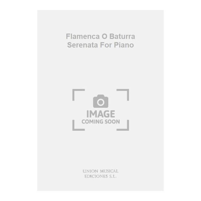 Flamenca O Baturra Serenata For Piano