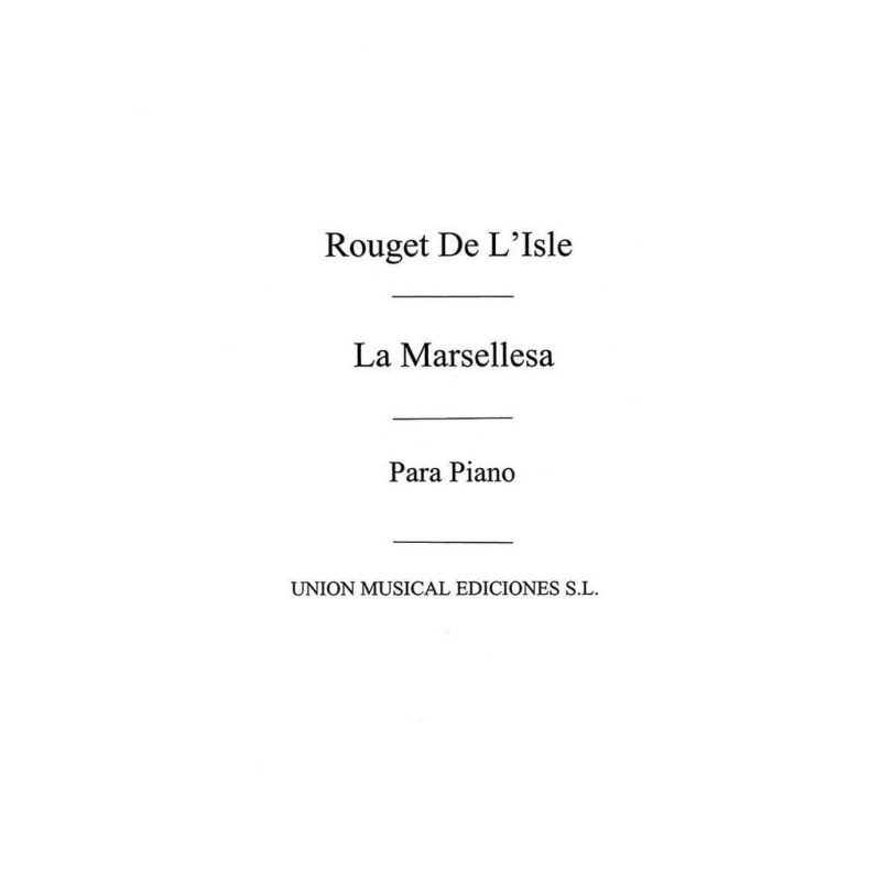 La Marsellesa For Piano