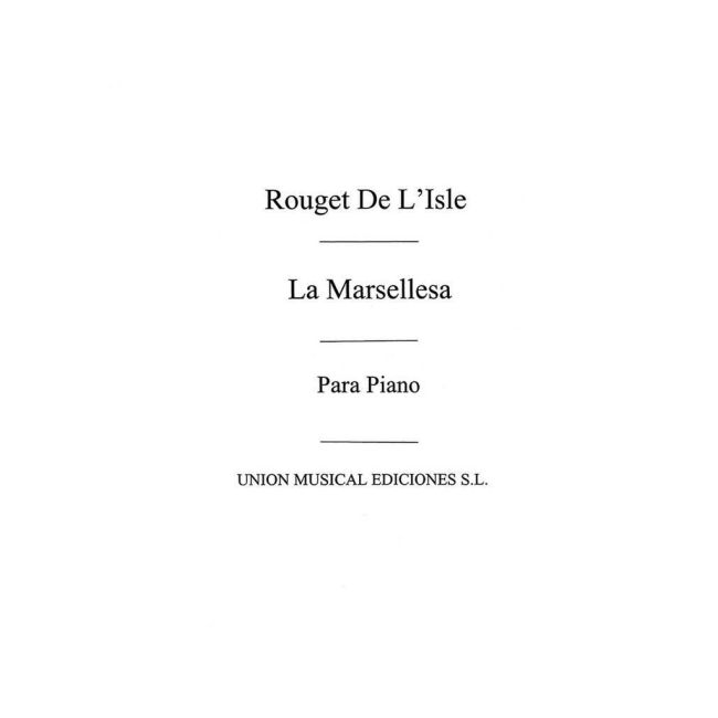 La Marsellesa For Piano