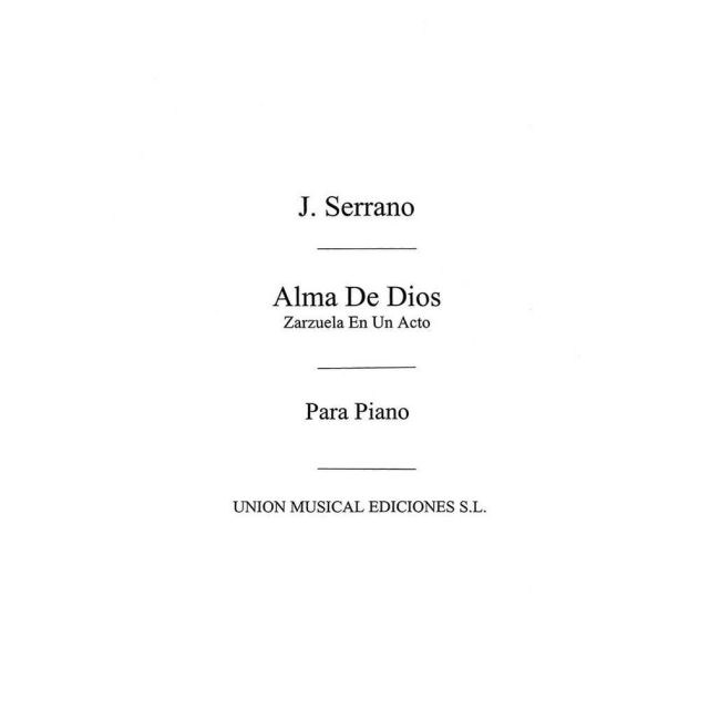 Alma De Dios No.5 For Piano