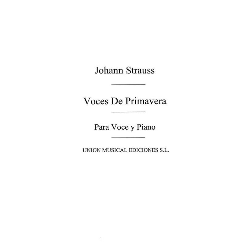 Jr., Johann Strauss - Voces De Primavera Vals