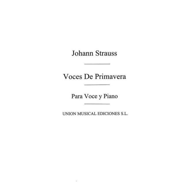 Jr., Johann Strauss - Voces De Primavera Vals
